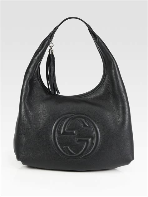 gucci pearl bag black|black gucci bags women.